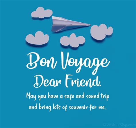Bon Voyage & Happy Trails Messages