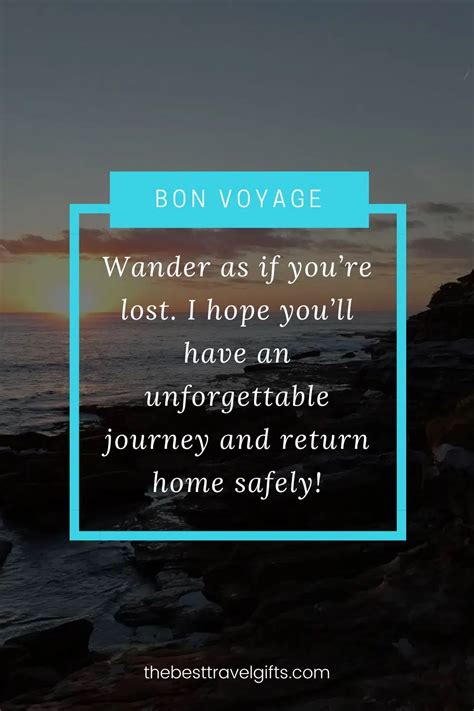 Bon Voyage! Wishes for New Adventures & Journeys