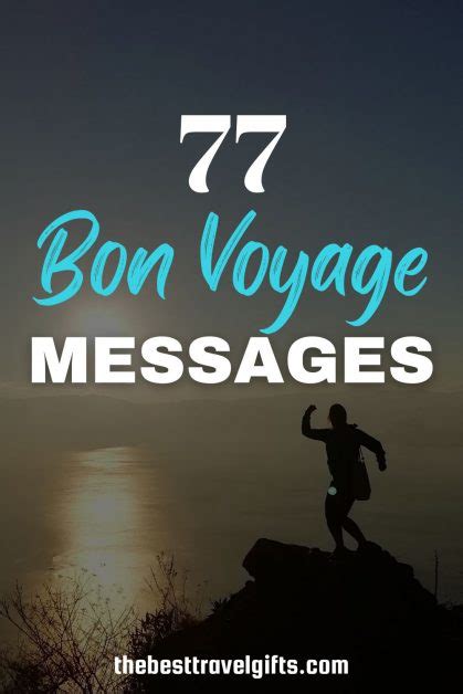 Bon Voyage, with a Touch of Pixie Dust: Messages for Their Departure