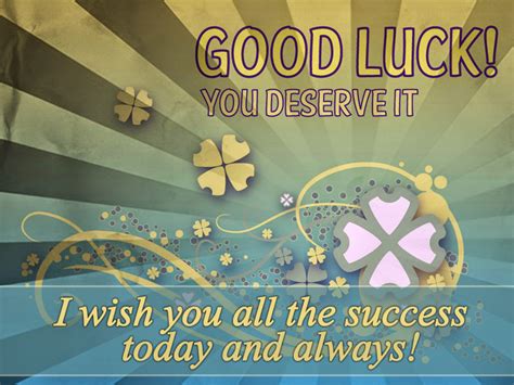 Bonne Chance et Succès: Wishes for Good Luck and Success