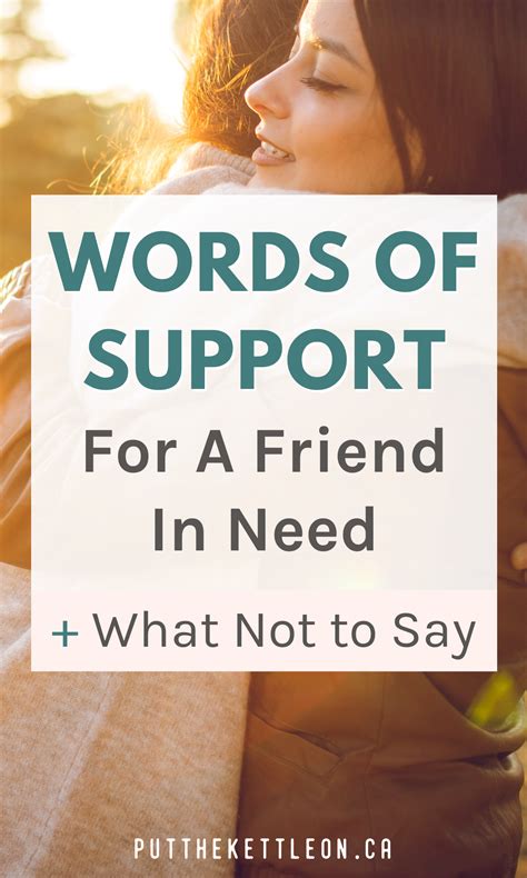 (Bonus) Words of Support for a Friend Who Feels This Way