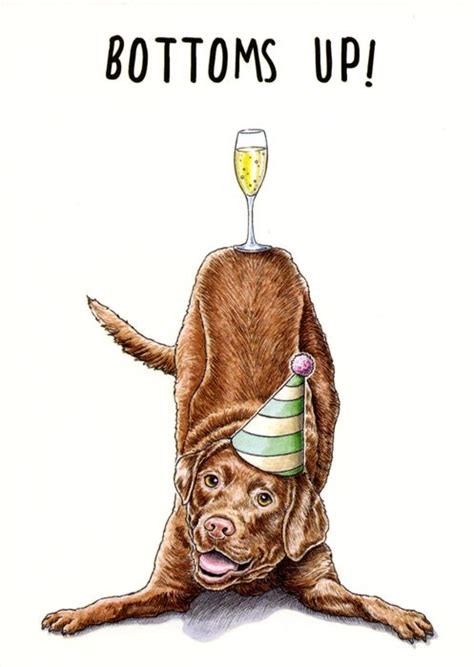 Bottoms Up! Funny & Boozy Birthday Wishes
