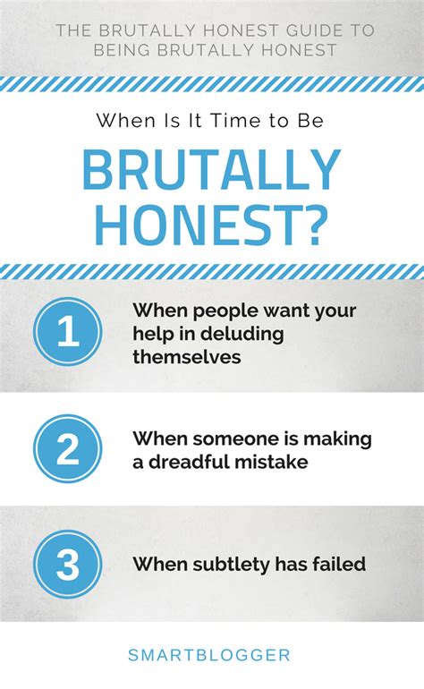 Brutally Honest (and Loving) Truths