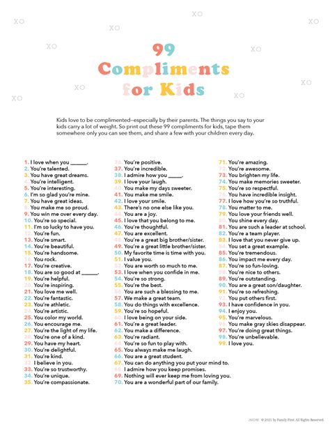 "Budget Version" Compliments & Words of Encouragement