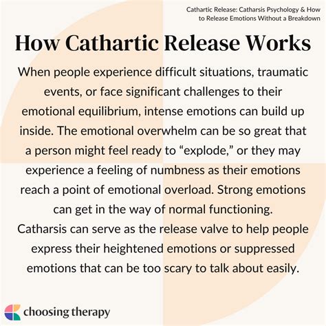 Captions for a Cathartic Release