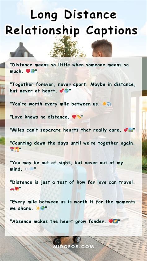 Captions for Your Long-Distance Love (or Friendship)
