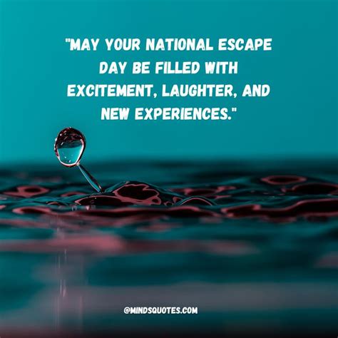 Celebrating Your Escape (For the Day)