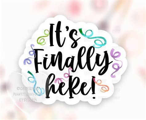 Celebratory Announcements for When It (Finally) Arrives