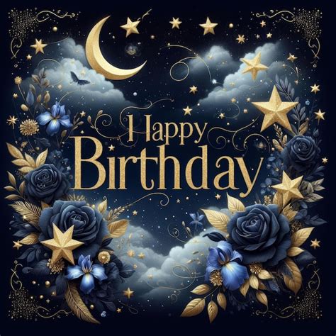 Celestial & Lunar Birthday Greetings