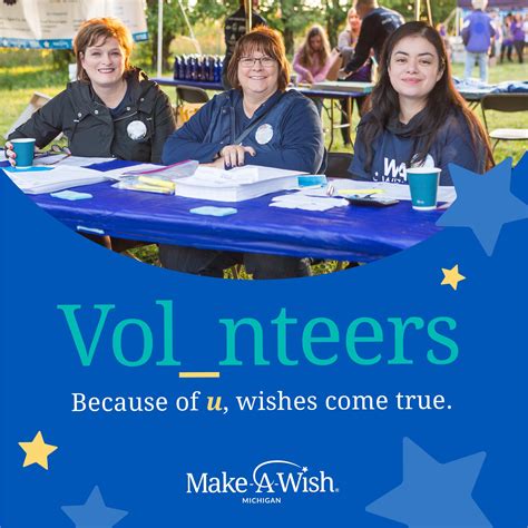 Cheers for the Volunteers & "Wish Granters"