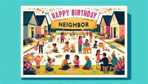 Cheers from Next Door: Celebrating a Neighbor's Milestones
