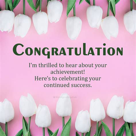 Cheers to Success!: Congratulations for Major Milestones