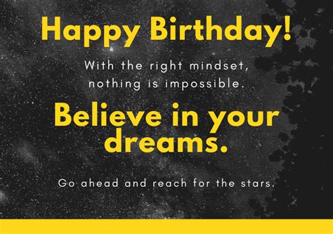 Cheers to the Future: Inspirational & Encouraging Birthday Messages