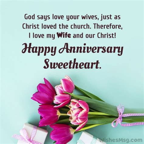 Christian Anniversary Wishes for Your Spouse