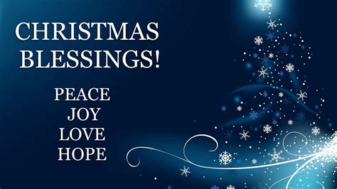 Christmas Blessings for Peace and Joy