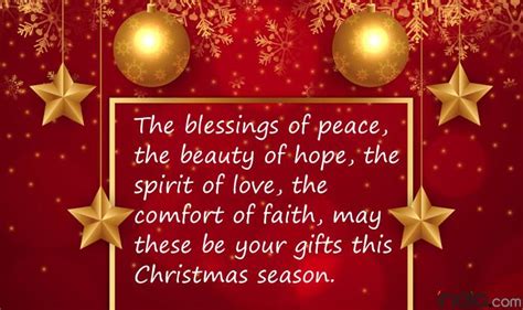 Christmas Blessings of Peace & Faith