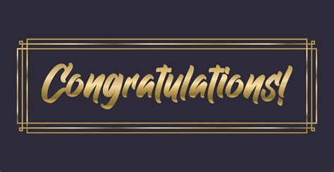 Classic & Elegant Congratulations