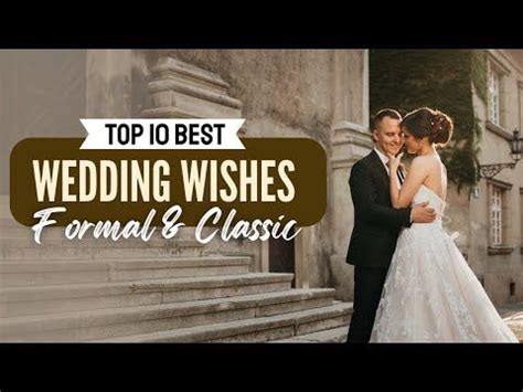 Classic & Formal Wedding Wishes