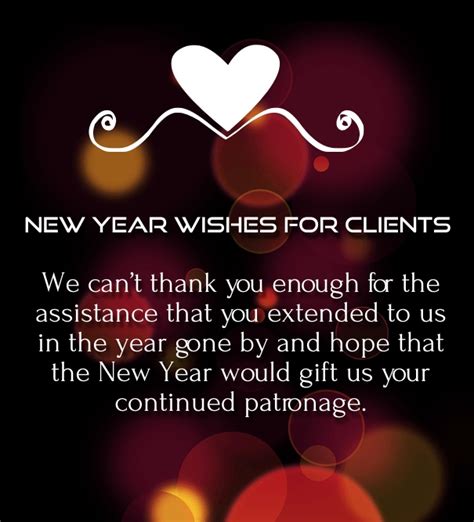 Classic & Formal Wishes for Clients and Partners