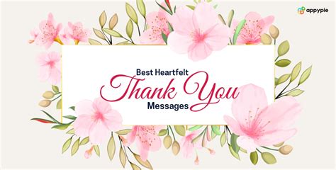 Classic & Heartfelt Thank You Messages