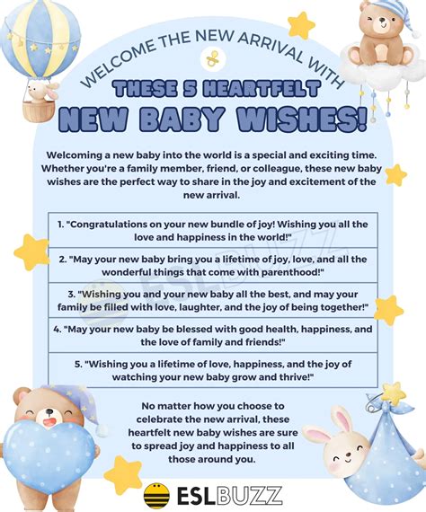 Classic & Heartfelt Wishes for the New Arrival