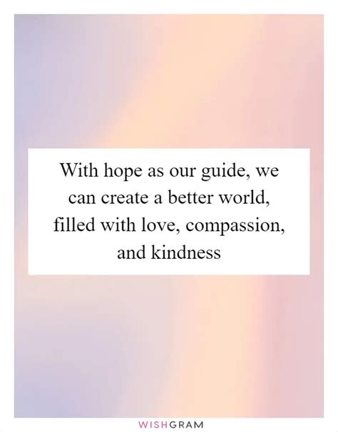 Compassionate Hopes: Wishes for the Wider World