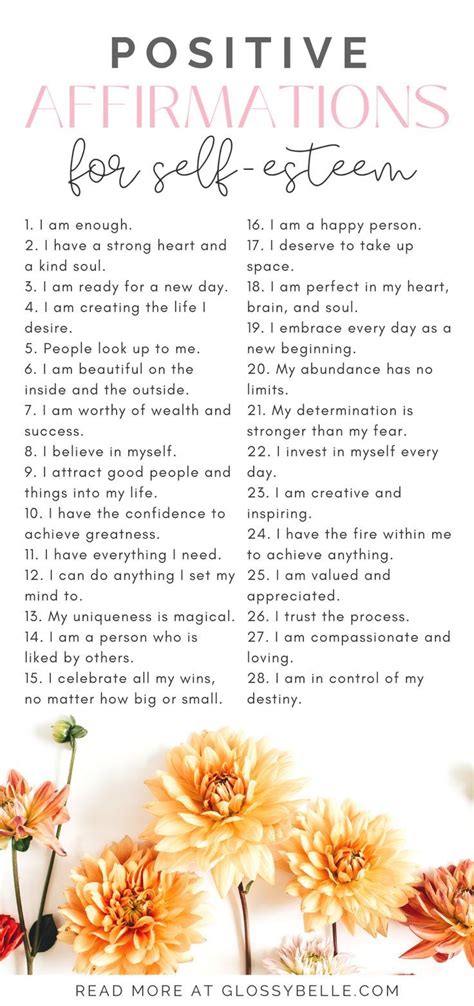 Confidence Boosters & Affirmations