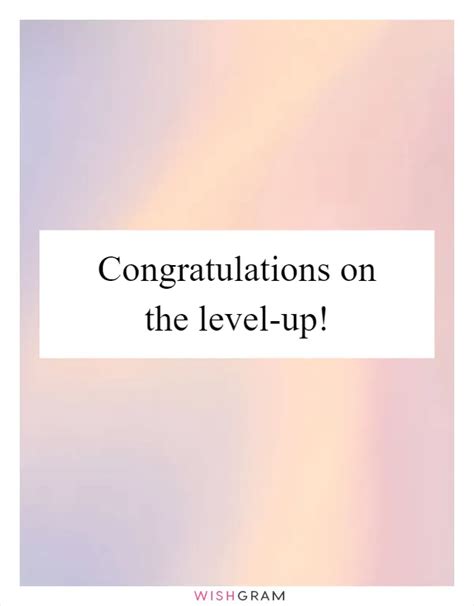 Congrats on Leveling Up... Your Age!