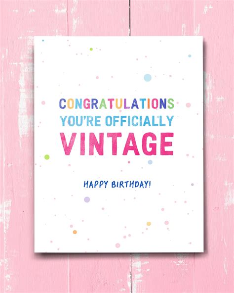 Congratulations, You're Officially Vintage!