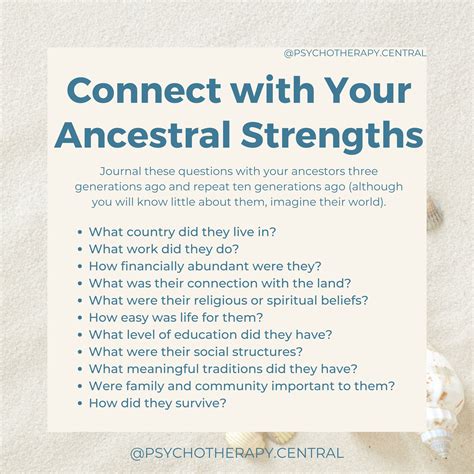 Connecting to the Strength of Your Ancestors and Heritage