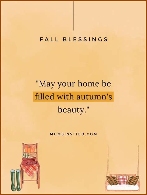 Cozy & Comforting Autumn Blessings
