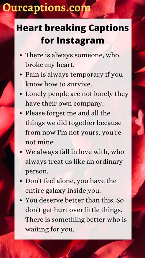 Cryptic & Cathartic: Social Media Captions for a Broken Heart