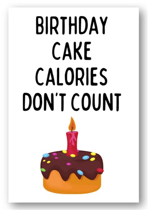 Don't Count the Calories (Or the Candles): Funny Cake Wishes