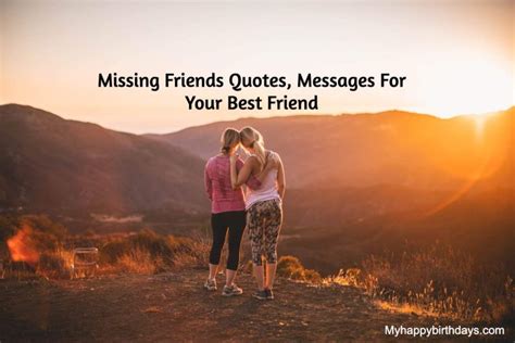 Echoes of Friendship (Missing a Best Friend)