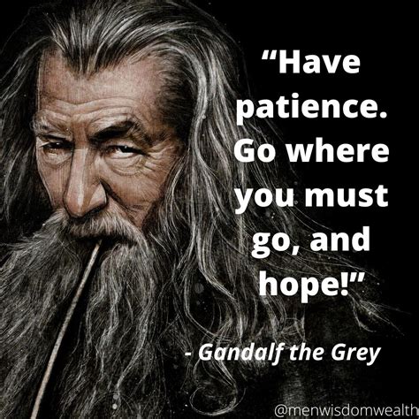 Echoes of Gandalf: Messages of Strength and Purpose