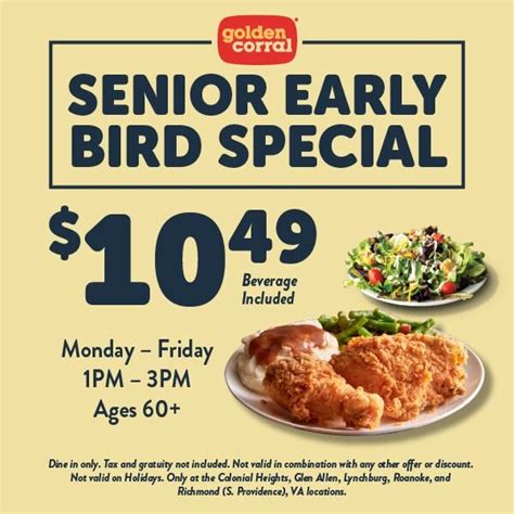 Embracing the 'Perks': Senior Discounts & Early Bird Specials