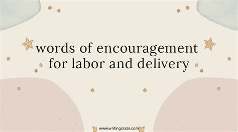 Empowering & Encouraging Words for Labor & Delivery