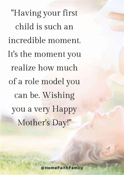 Encouraging Messages for a Friend on Her First Mother's Day