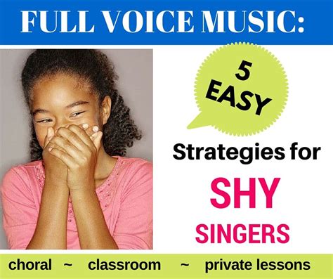 Encouraging Words for the Shy Singer
