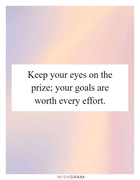 Eyes on the Prize: Wishes for a Dream Worth the Fight