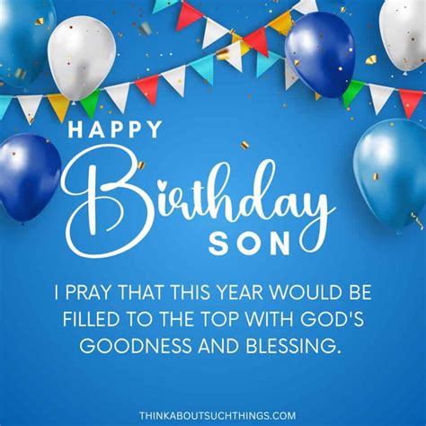 Faith-Based Birthday Prayers for Your Son