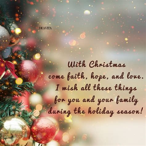 Faith-Based Wishes for the Christmas Season