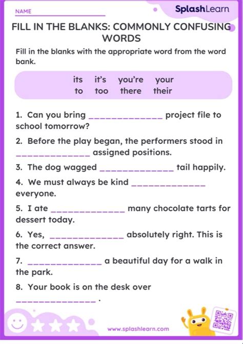 Fill-in-the-Blank Phrases (Completing Common Expressions)