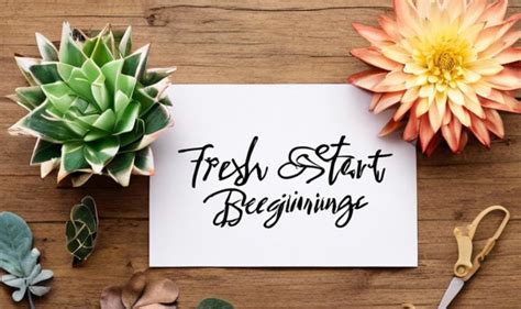 For a Brand New Chapter: Wishes for Fresh Starts & New Beginnings