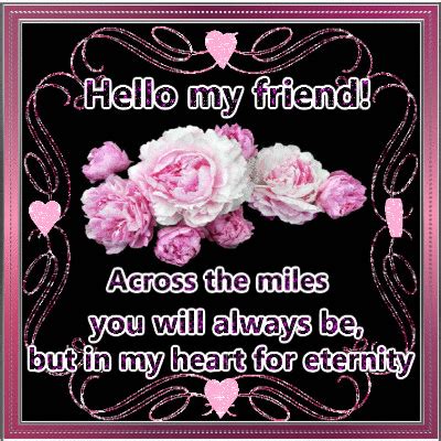 For a Friend Across the Miles