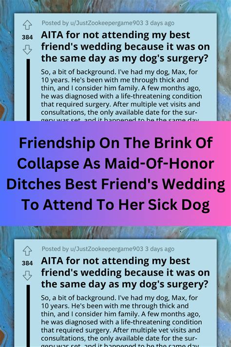 For a Friendship on the Brink