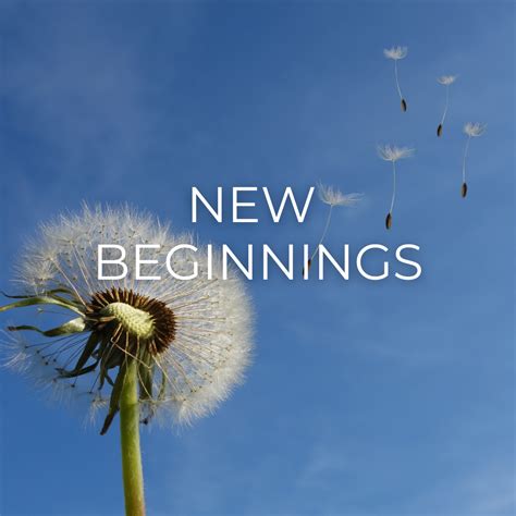 For a Gentle New Beginning