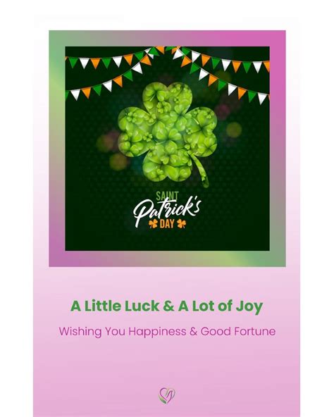 For a Heart Full of Clover: Wishes for Simple Joys & Good Fortune