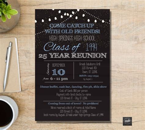For a High School or College Reunion