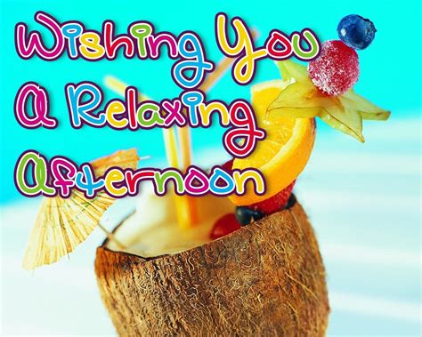 For a Peaceful Pause: Calm & Relaxing Afternoon Greetings